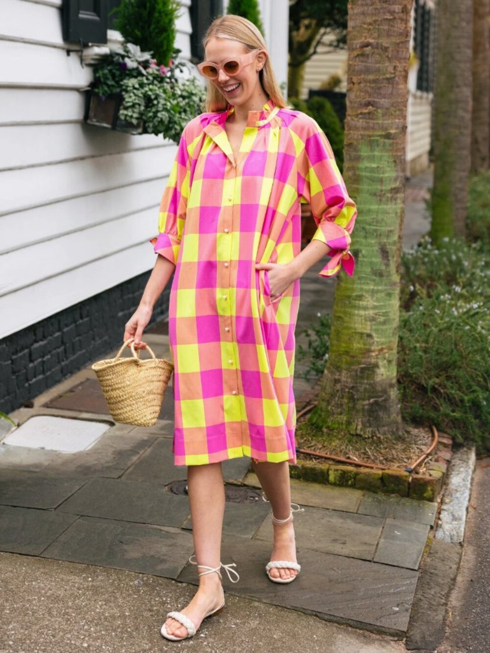 August Morgan Swing Midi Dress Size XL